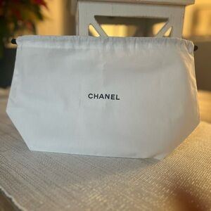 NEW Chanel Dustbag White 12 x 7.5 100% Cotton